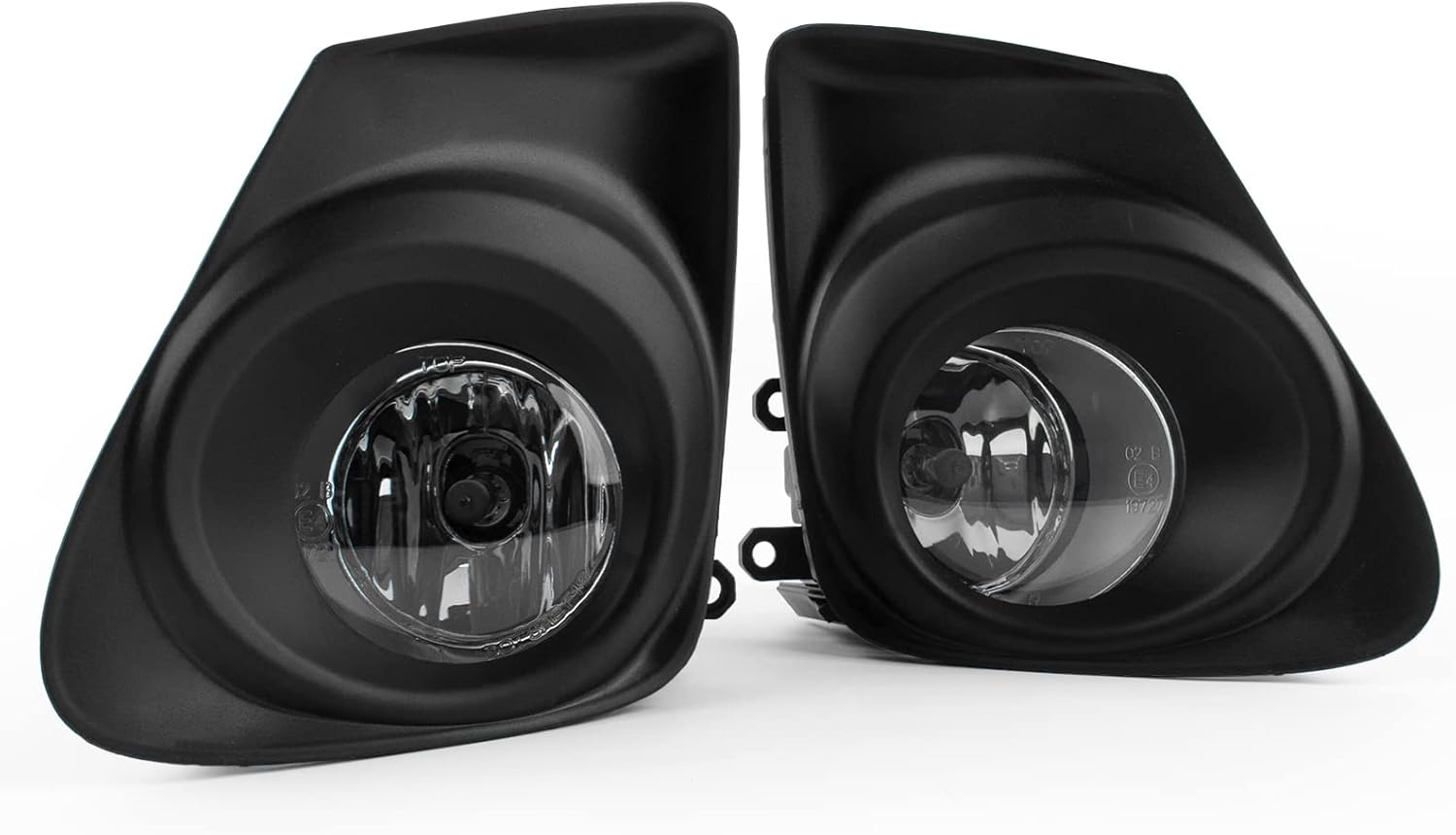 RP Remarkable Power, Fog Light for 2011 2012 2013 Corolla OE Style H11 12V 55W Blubs with Clear Lens Black Bezel Pair FL7012