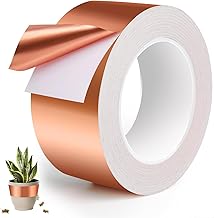 Anti Carafe and Slug Adhesive Copper Tape, 50mm x30M Highly Adaptable Copper Tape Conductive Foil, Anti Snail Tape Self Adhesi for Raised Garden Bed Plants