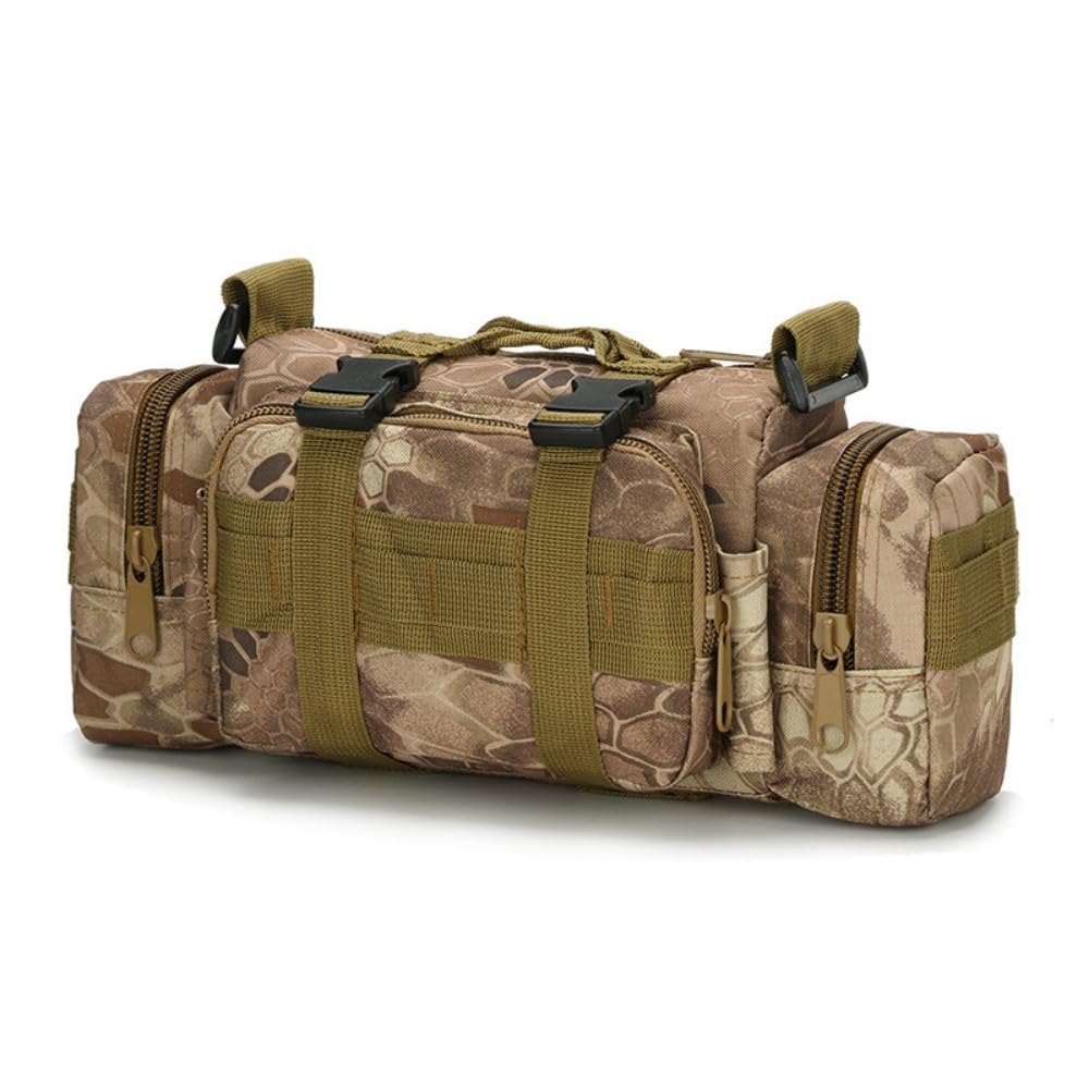 ACEXIER Tactical Fanny Pack Military Assault Waist Bag Hip Belt MOLLE Sling Army Shoulder Bag Daily Carry Camera Handlebar Range Bags