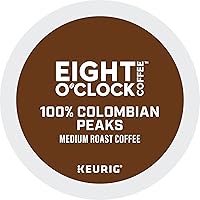 Vista 10 de Eight O'Clock Coffee Colombian Peaks Cápsulas de café Keurig K-Cup para una taza.