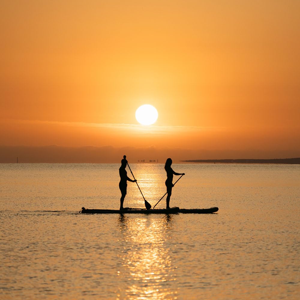 Skiffo Rivage Sunrise 11' – Sup Inflable 2 en 1 Kayak Completo – 335 x 86 x 15 cm – MAX 160 kg – Estable y versátil – Diseño único