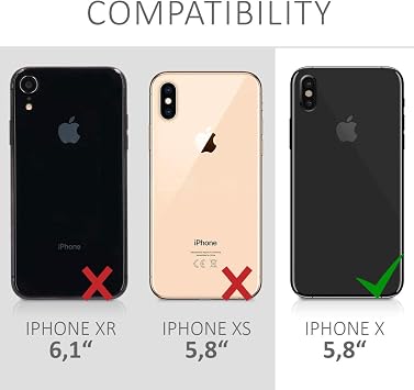kwmobile Case Compatible with Apple iPhone X Case - Soft Slim Protective TPU Silicone Cover - Coral Matte