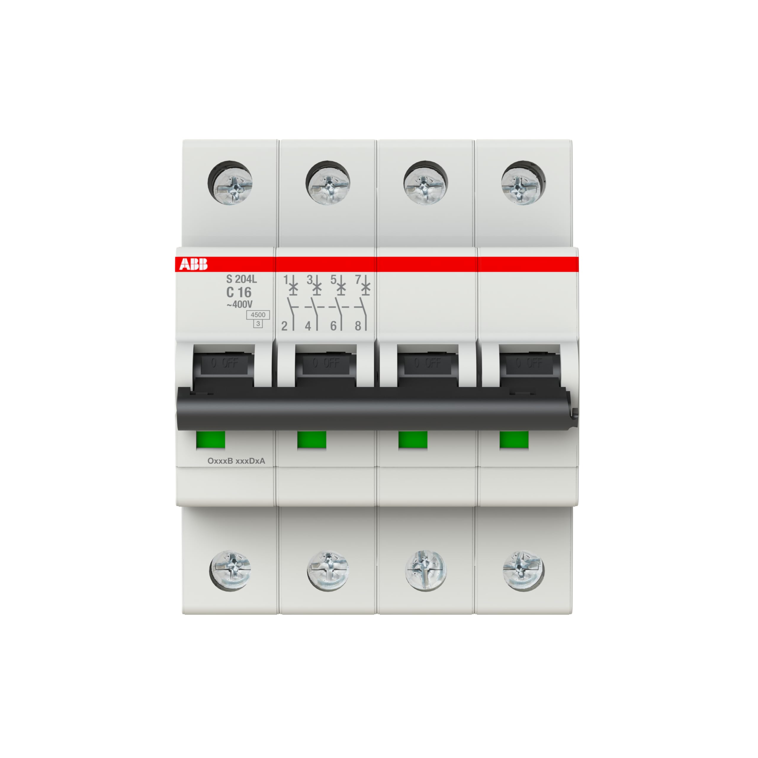 ABB S598668 - ELETTROCONDUTT Spa S598668 S204L C16 INT AUT 4.5KA 4P