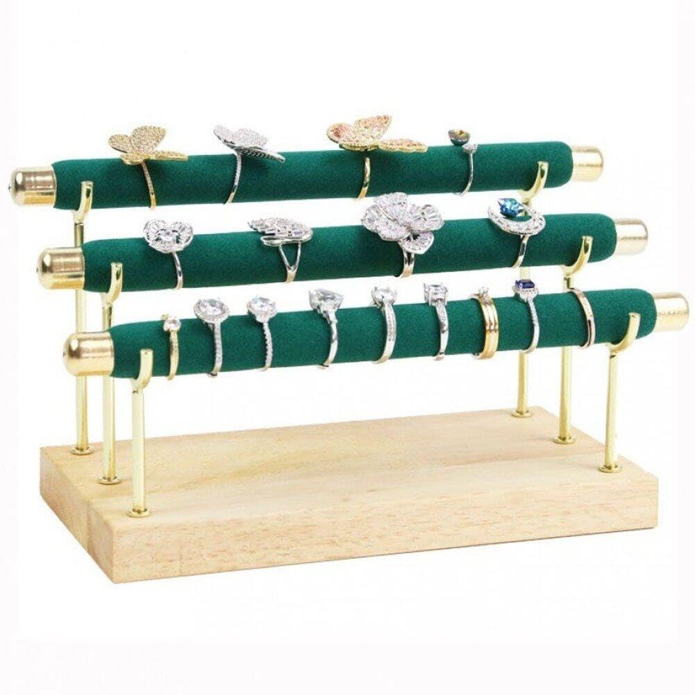 Présentoir stand bijoux anneau à 3 couches amovible pour ne plus jamais emmêler vos bagues