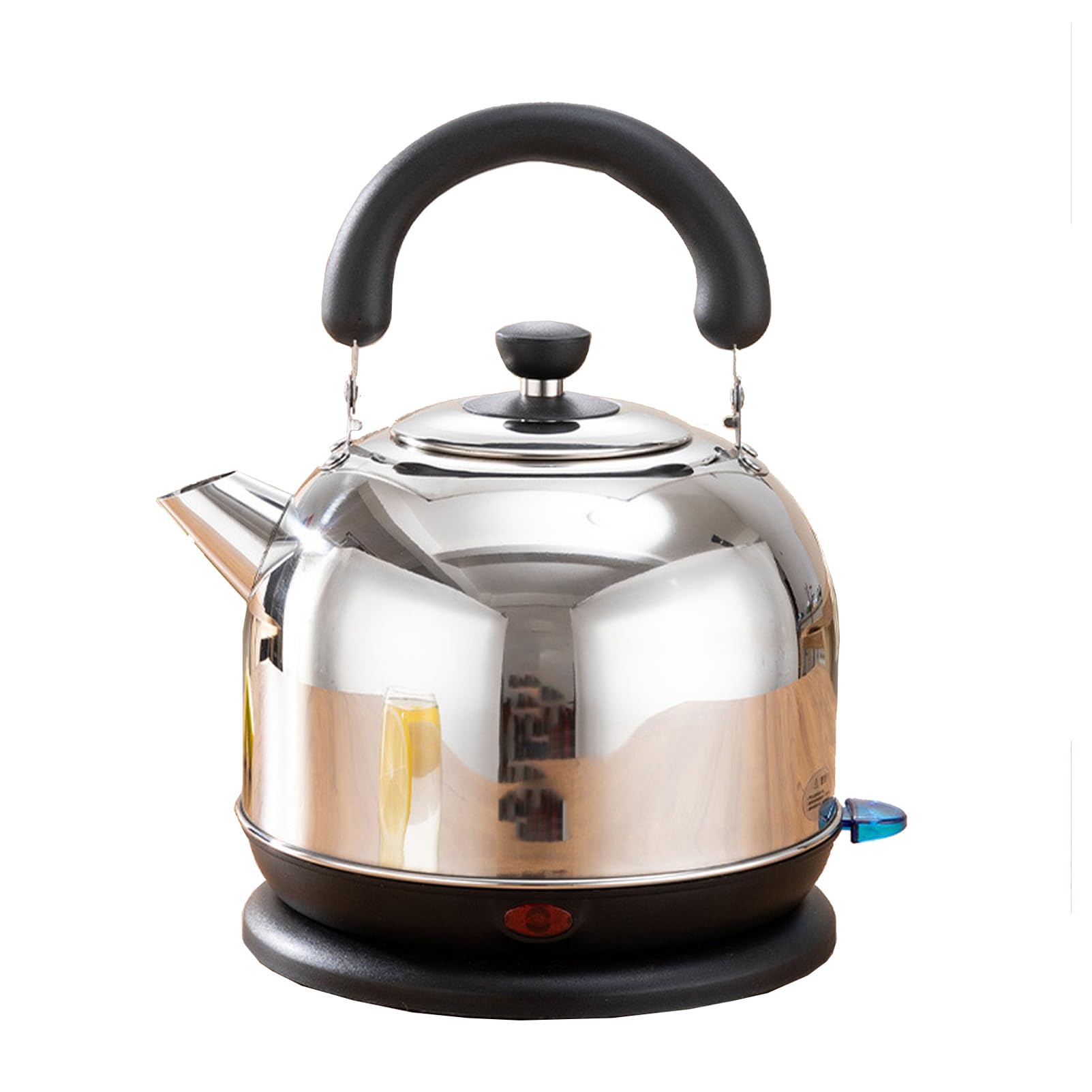 Hervidor eléctrico de ebullición rápida, 3 L, acero inoxidable 304, 1500 W, para agua caliente, té o café (plateado, 3 L)