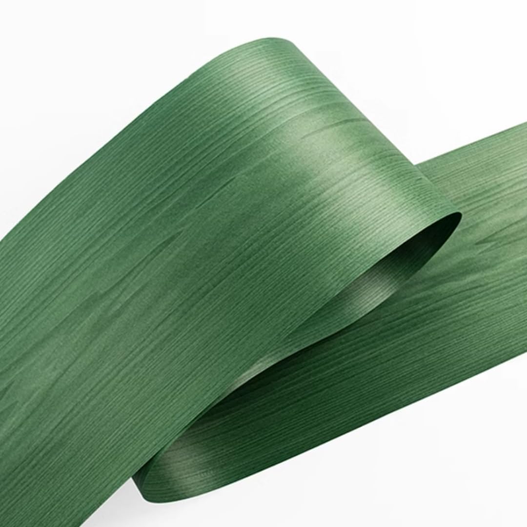 Placage en bois de buis massif teint naturel vert émeraude – 0,5 mm d'épaisseur, 3 x 0,3 m pour la créativité de bricolage, l'élégance des meubles, l'attrait des haut-parleurs, la fraîcheur des