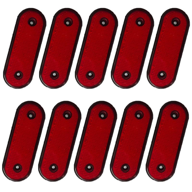 10 sztuk żółte światło obrysowe boczne 24V tylna lampa obrysowa Rv przyczepa ciężarówka Pickup łodzie światła tylne do ciężarówki(Red 10PCS)