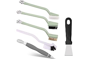 6-Pack Kitchen Cleaning Brush Set: Enhance Your Cleaning Routine with Deep Cleaning Power