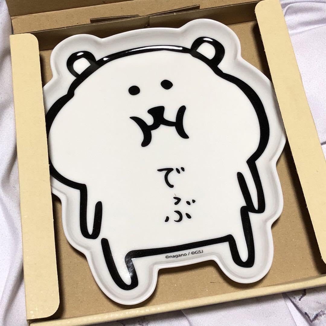 【匿名配送】ナガノのくま 紙皿みたいなメラミンプレート ナガノのくま 紙皿みたいなメラミンプレート | ナガノ