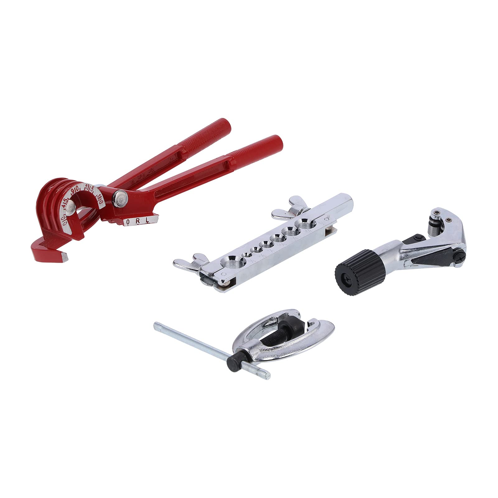 Kit de expansor de tubos Juego de herramientas de expansión de tubos manuales profesionales para abocardar tuberías Reparaciones de tuberías de freno Sistemas de refrigerac