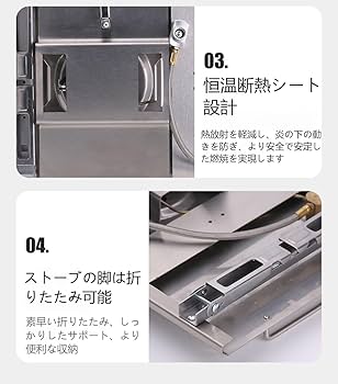 未使用品‼️シンク、カセットコンロテーブル　キャンピングカー用　アイバワークス製 Amazon | 2025新登場 折りたたみガスストーブ シングルバーナー