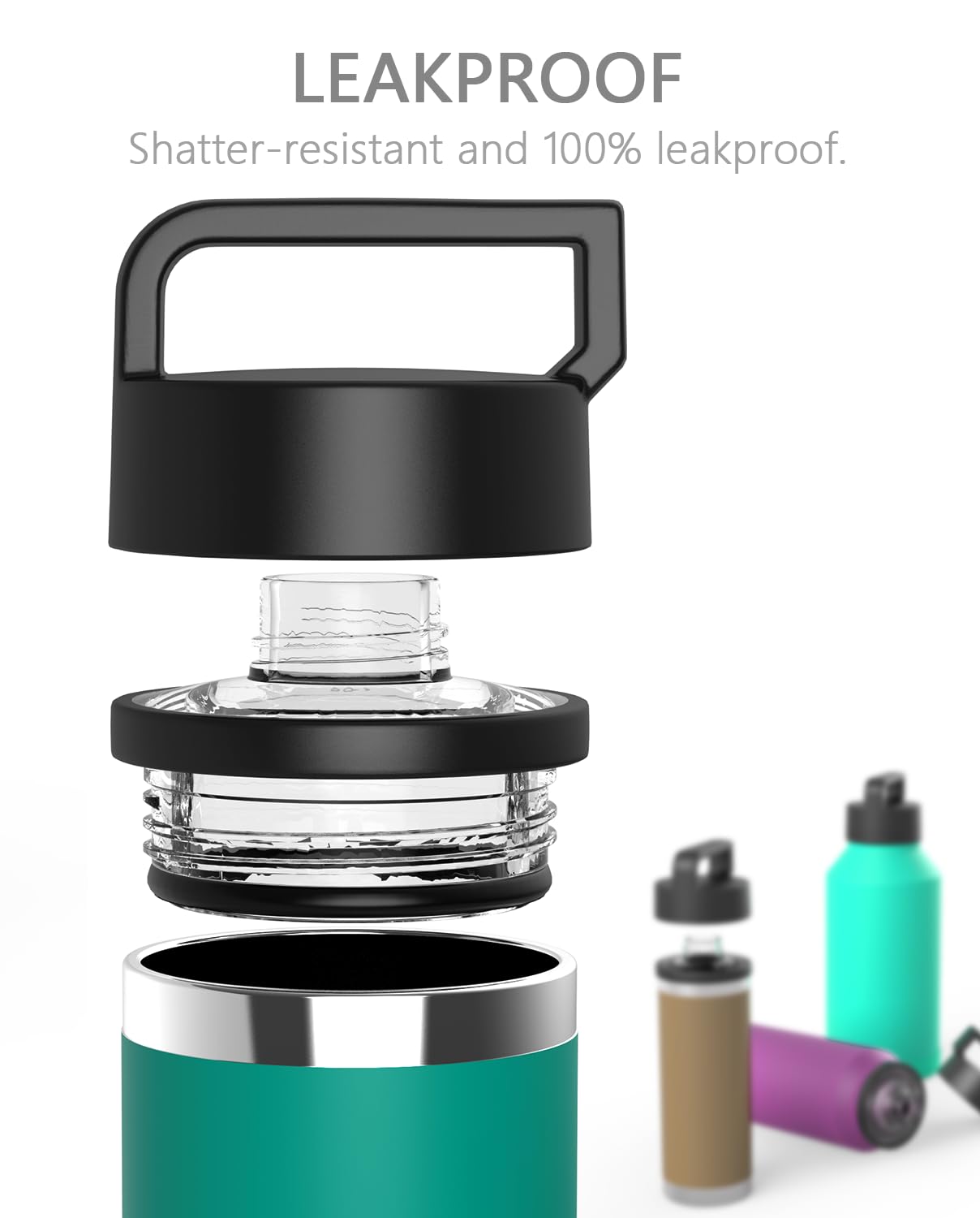 Amazon.co.jp: チャグキャップ Yeti Rambler Bottle 18オンス 26オンス