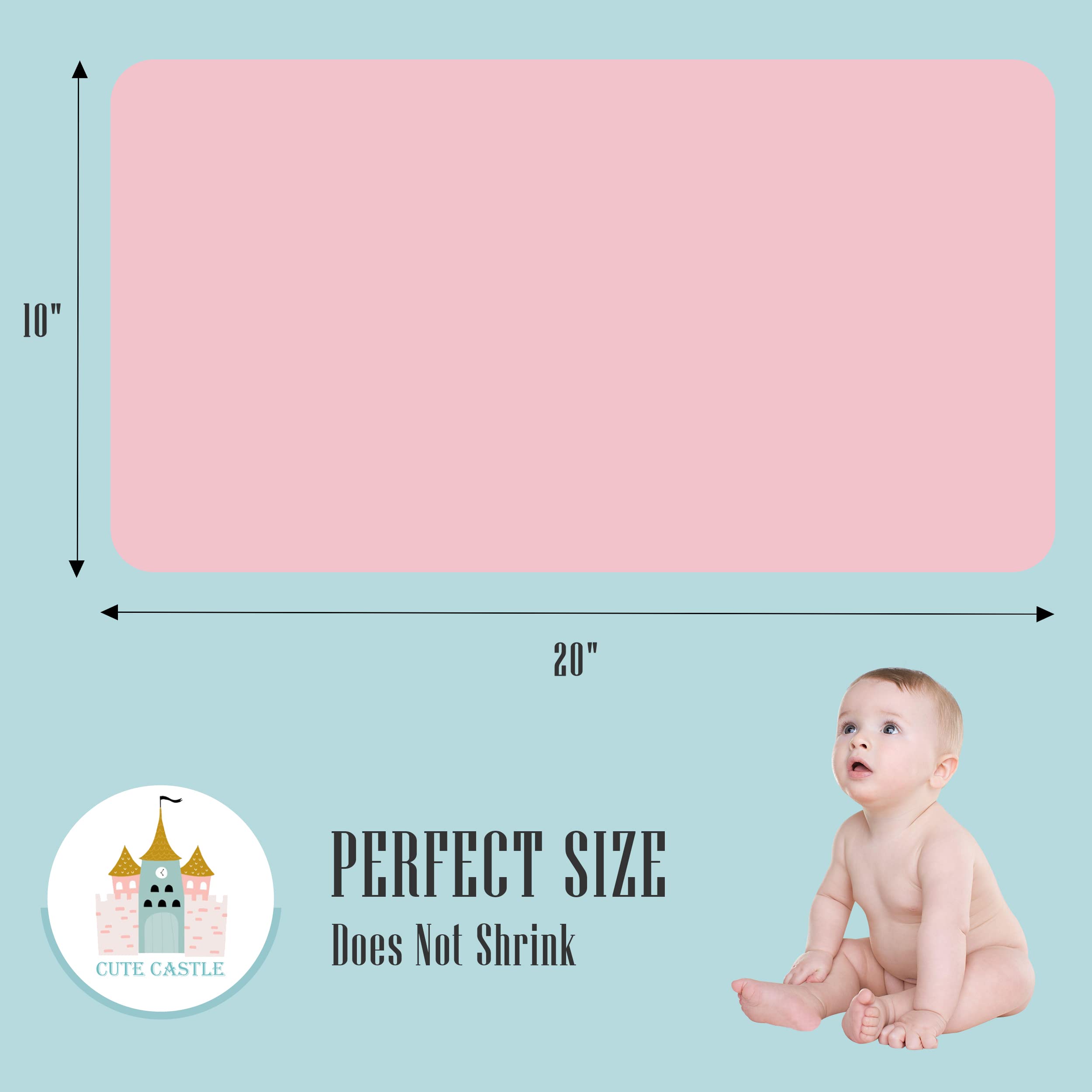 AOOZTO Cute Castle 12 sztuk muślinów burp ubrania dla niemowląt - bardzo miękkie 100% bawełniane ubrania dla niemowląt - Duże 20'' na 10 cali super chłonne mleczne pająki - burpy ubrania dla unisex