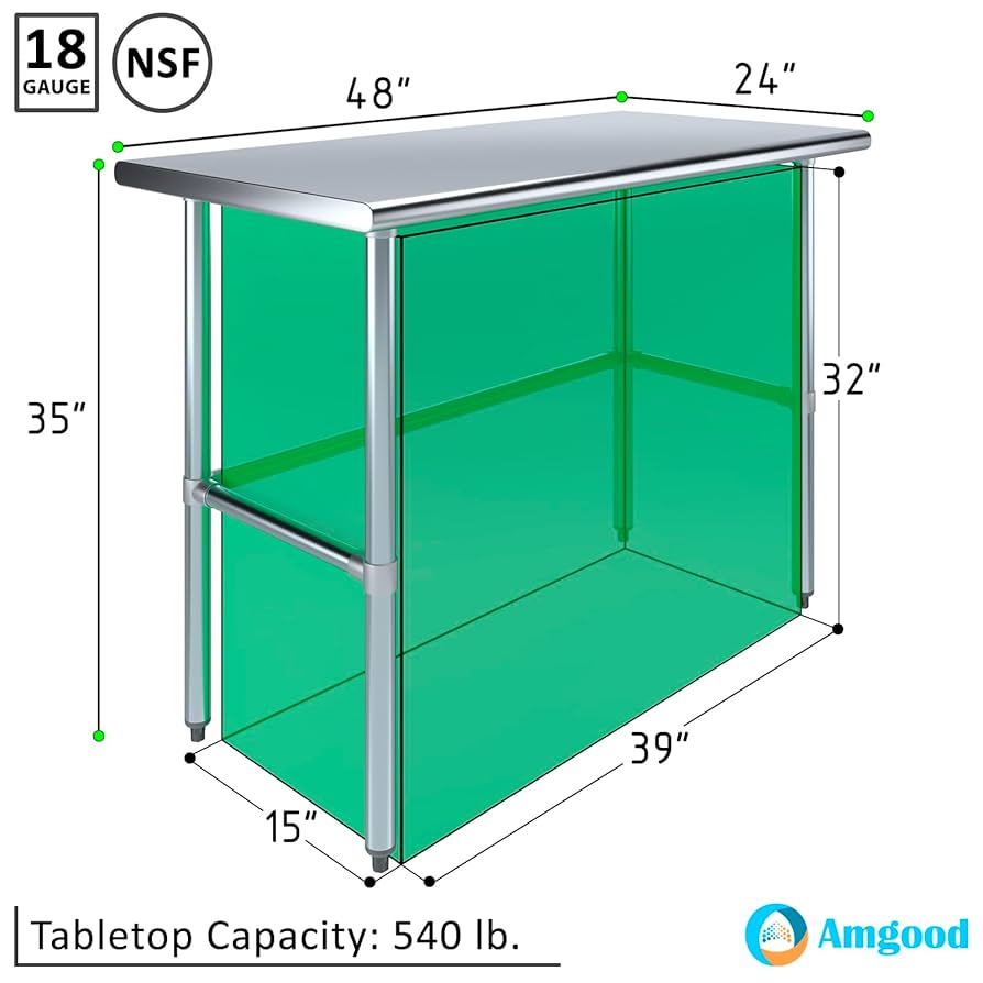作業台業務用 Amazon.co.jp: NSF 24インチ x 48インチ オープンベース