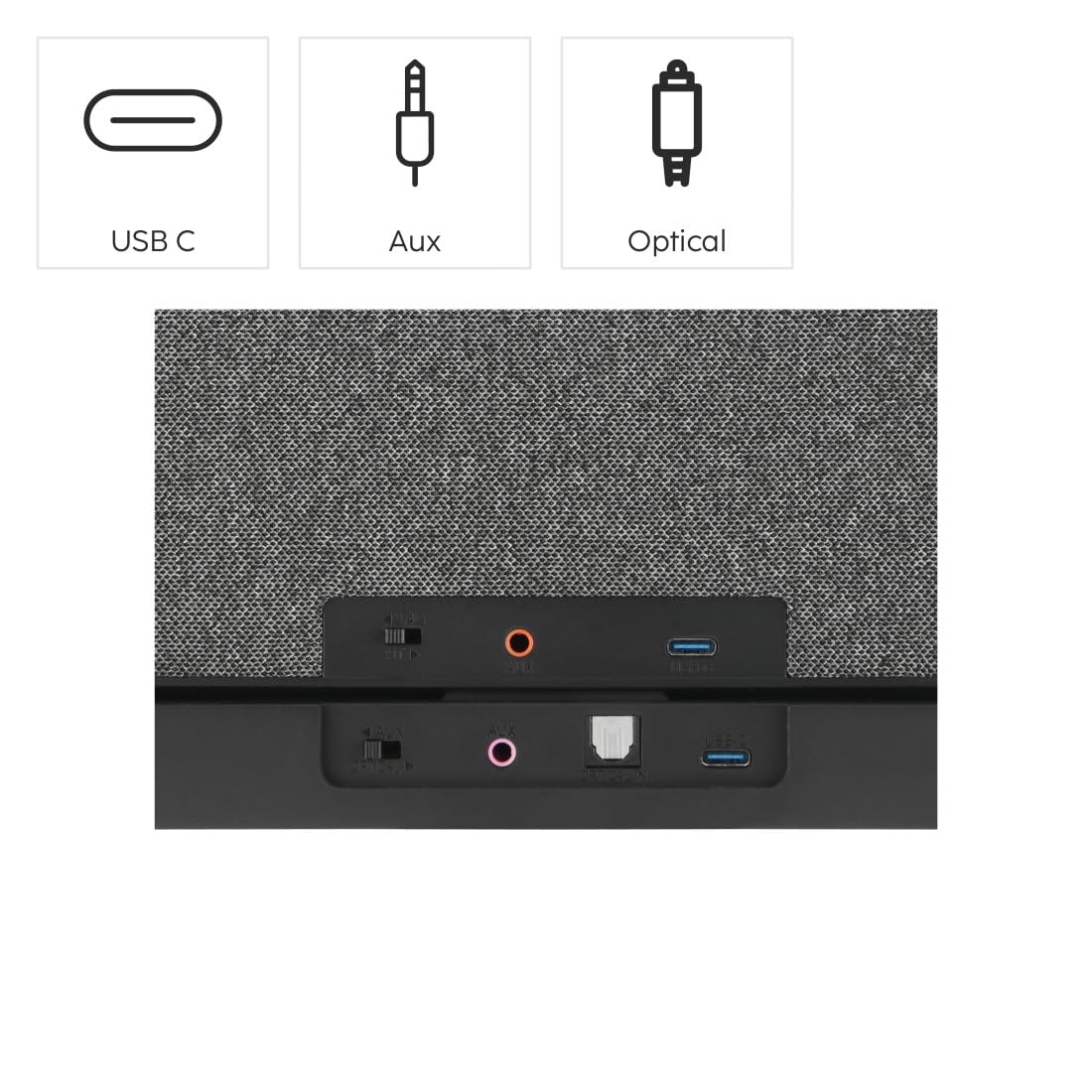 Hama TV Lautsprecher kabellos (kabelloser Stereo Funklautsprecher 2,4 GHz + Bluetooth, TV Sprachverstärker für Senioren und Hörgeschädigte, Ladestation, 2X 5 Watt, 3 Modi, 18h Spielzeit) schwarz