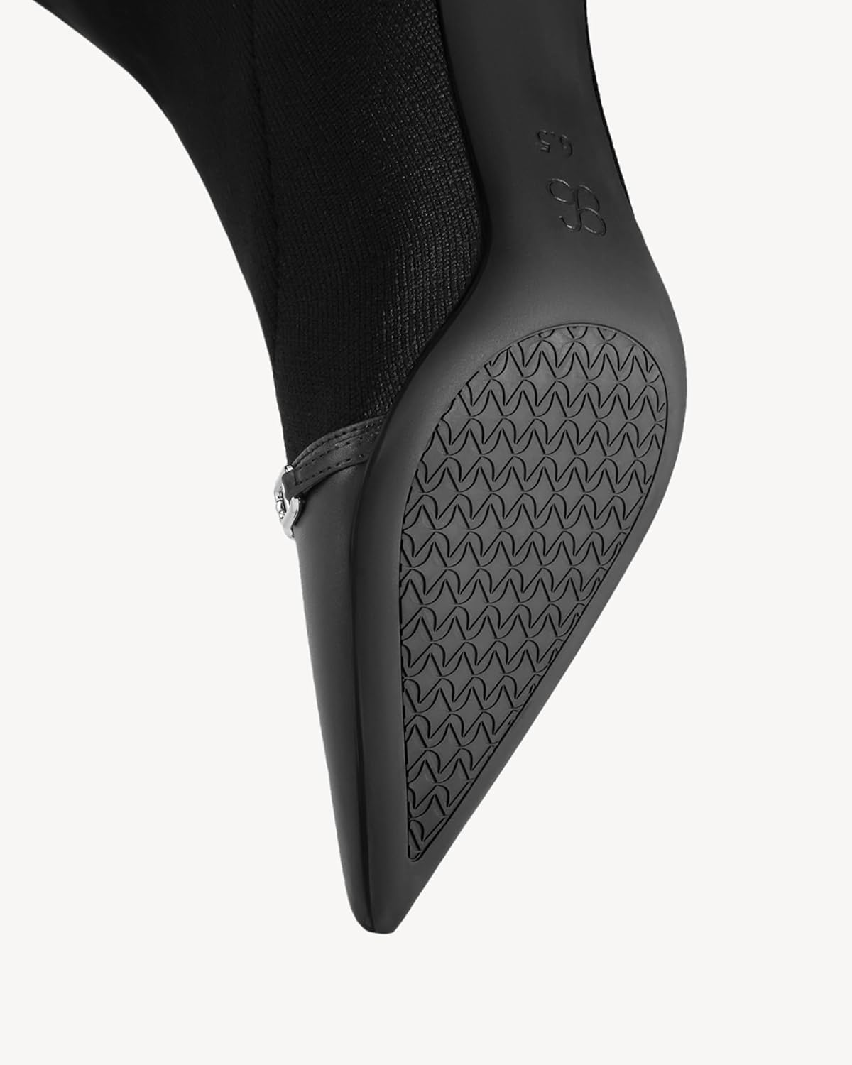 NEWBELLA COSY Women's Knit Pointed Toe High Boots, Stretch High Booties for Women, Comfortable Fall Winter Casual Shoes - Image 7