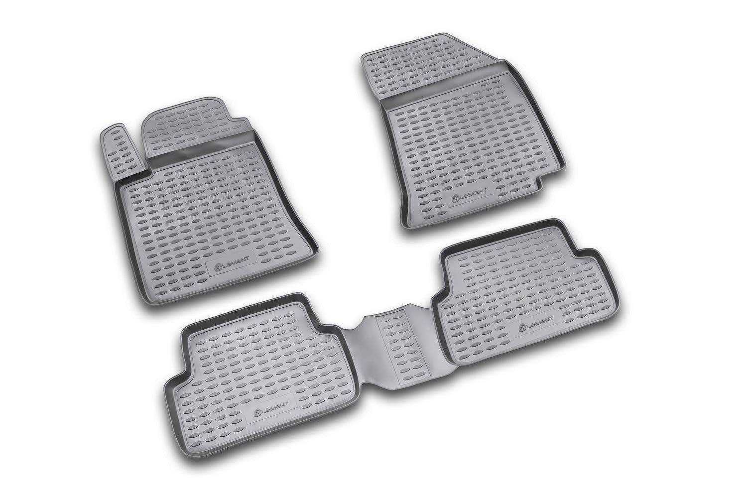 ELEMENT Alfombrillas 3D para ŠKODA Karoq 2017- | Familiar | Europa | Sin Caja Asiento | 4 Piezas — view 80