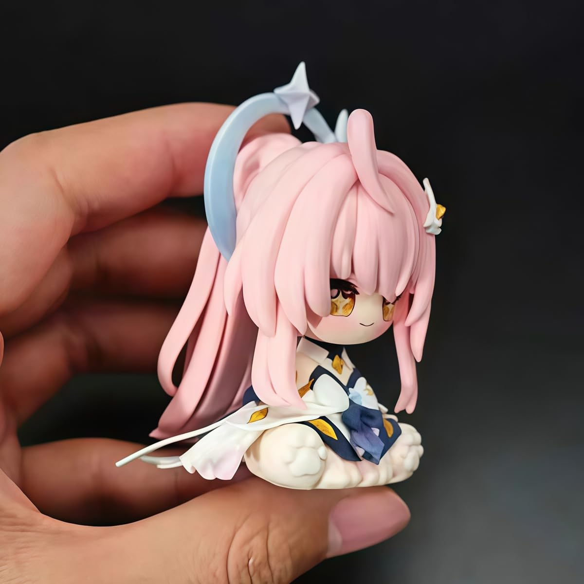 Wuthering Waves Aemeath Mini Figur Anime-Spielfiguren PVC-Schreibtischornamente Fanartikel (Aemeath)