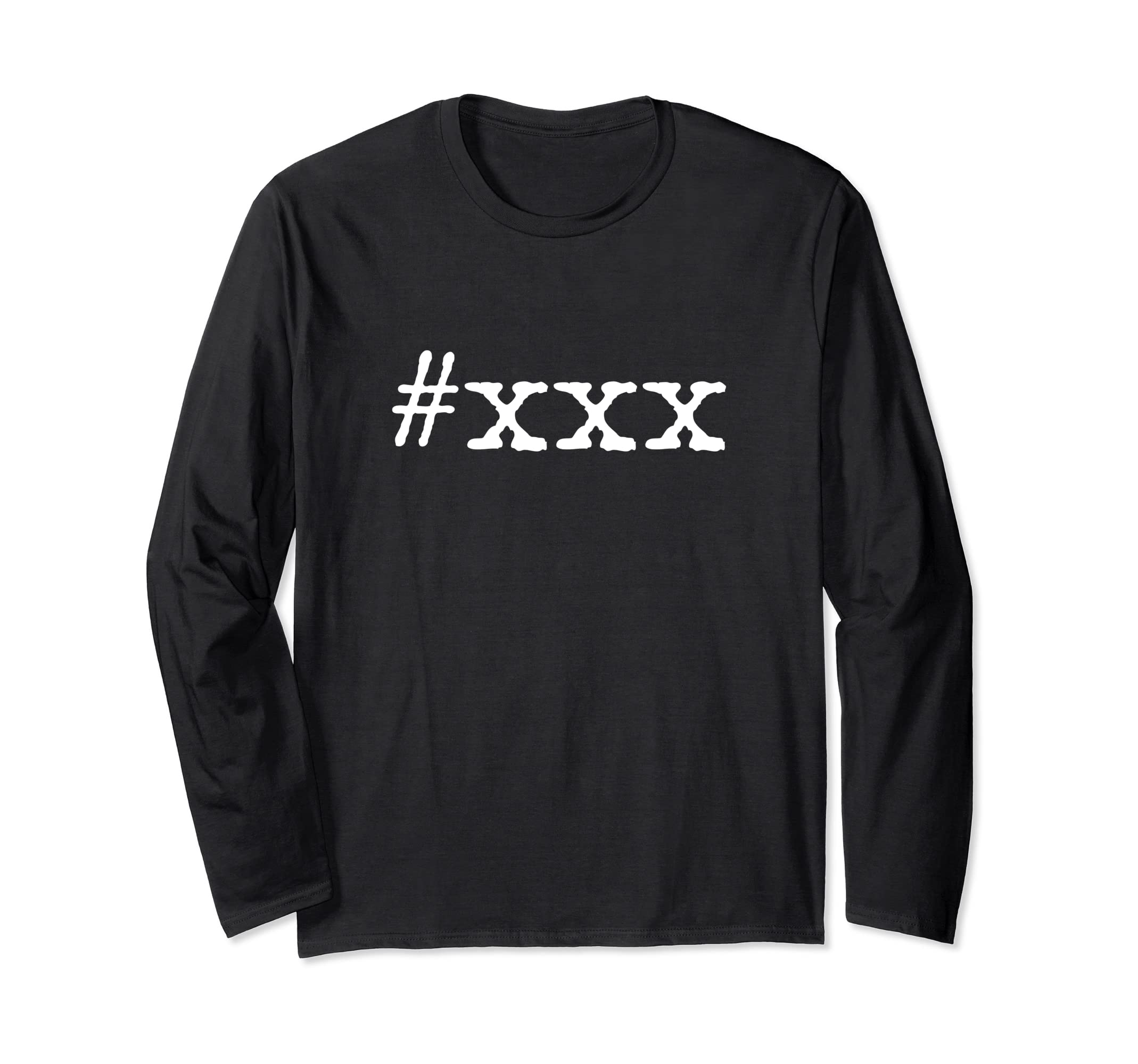Amazon | xxx 人気 ハッシュタグ トリプル X-格付け 長袖Tシャツ | Tシャツ・カットソー 通販