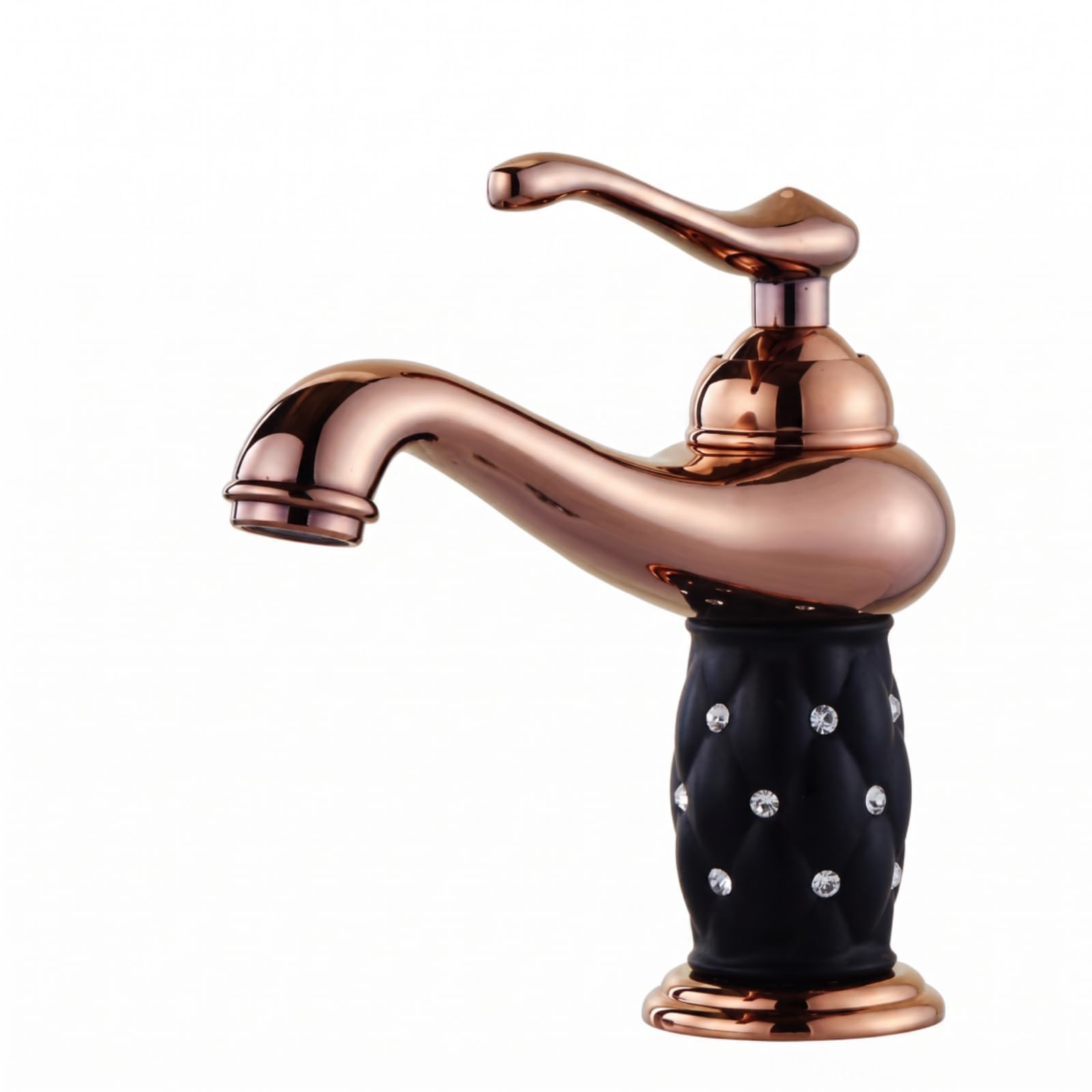 Ronyme Rubinetto con Elegante Miscelatore Monocomando Ottone Massiccio Rubinetteria per Lavabo, Bagno, style to 3, color to 3