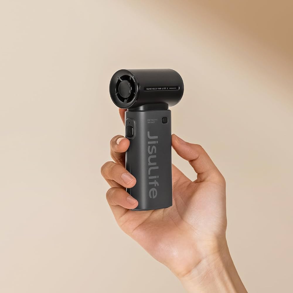 Amazon | JISULIFE ハンディファン 扇風機 小型 5段階風量調節
