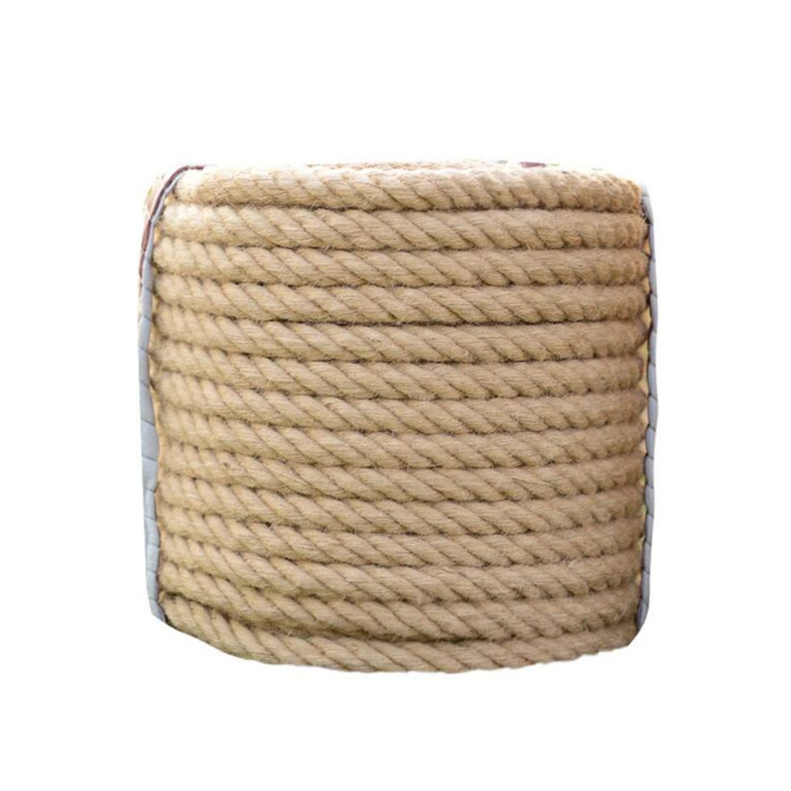 Corda Di Iuta Naturale 50m X 6mm - Filo Canapa Per Decorazione - Foto 2