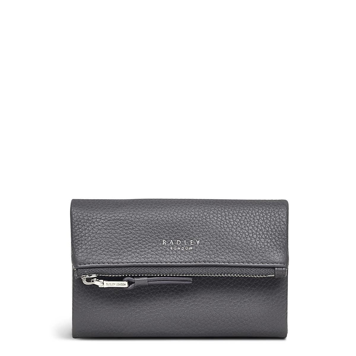 Radley London Coleman Street Medium Flapover Purse in Charcoal