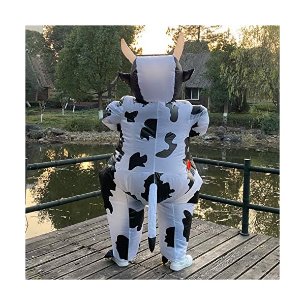 Arokibui inflatable cow costume for women funny blow up costume for cosplay party festival halloween costume adult size - image 6