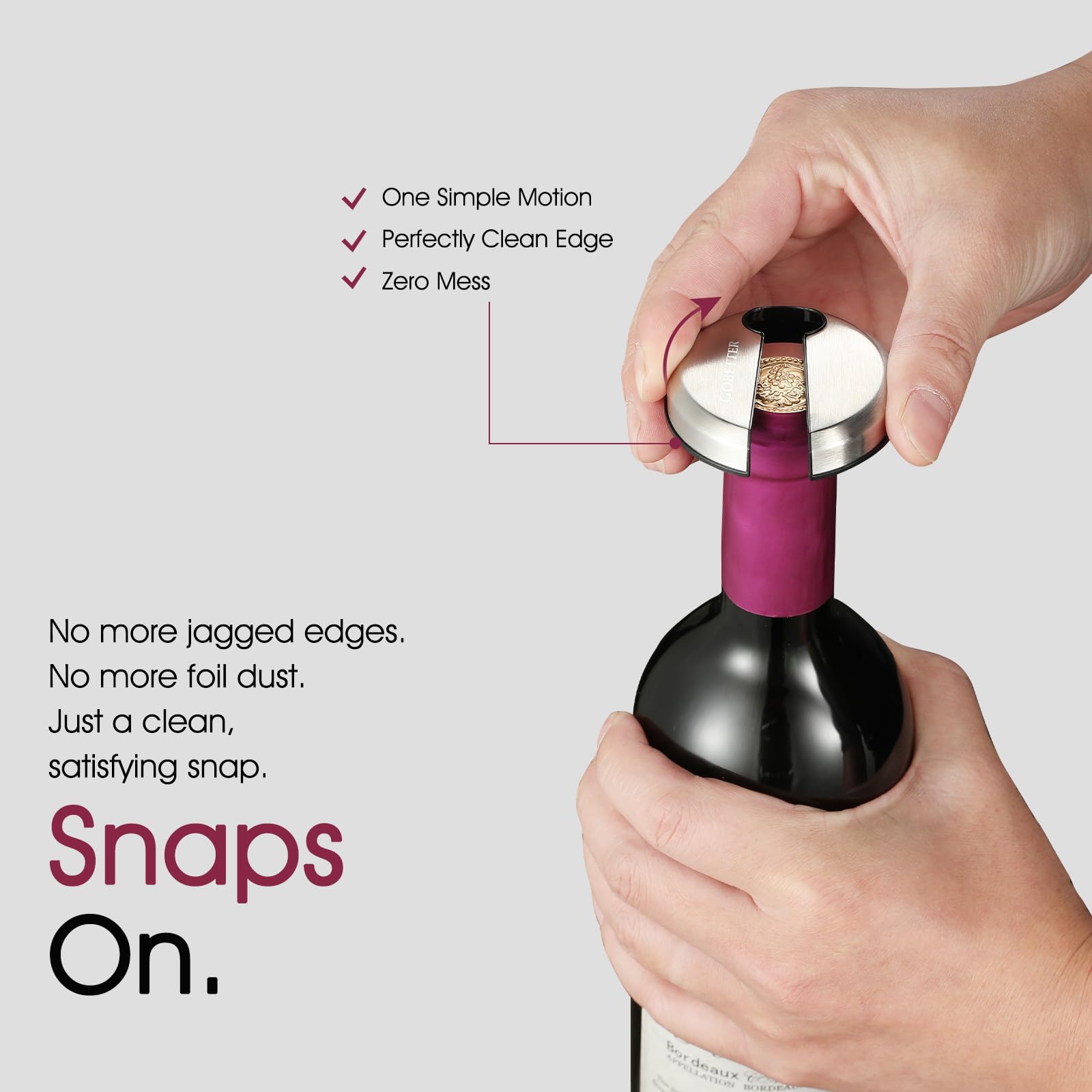 Gobetter Wine Foil Cutter - 2 Pack -4