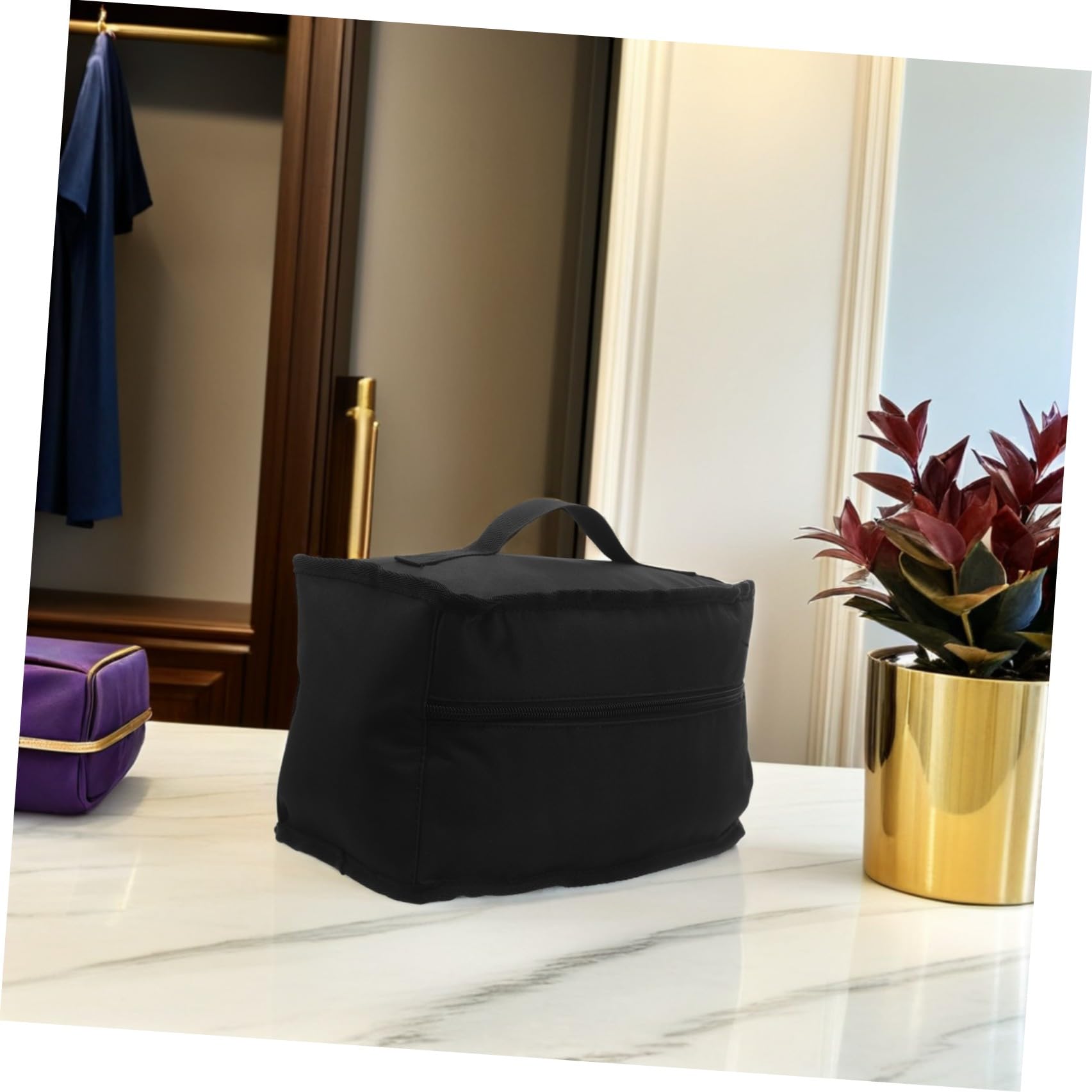 CANIGHT Borsa Tasche Multiple Porta Ferro da Stiro a Vapore in Poliestere 300d Nero Design Rapido, Resistente a e Acqua per Domestico e Conservazione