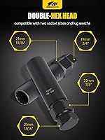 Vista 6 de MIKKUPPA Juego de 8 piezas de llaves para tuercas estriadas, kit de herramientas de extracción de tuercas de bloqueo SAE y métricas para fácil