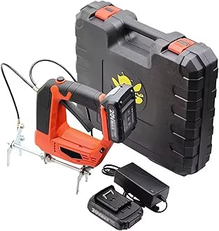 Electric Bee Shaker for Bee Remover, Cordless Beehive Frame Shaking Machine with Anti Slip Handle, Rechargeable Handheld Bee Remover, 4 Gear Speed Adjustable, Beekeeping Supplies for Shake Bee,Red