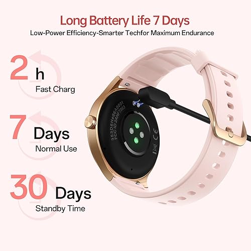 Miniatura 9 de Relojes inteligentes para mujer, reloj inteligente con pantalla táctil HD de 1.57 pulgadas (2 bandas) con llamadas Bluetooth (casarespuesta),