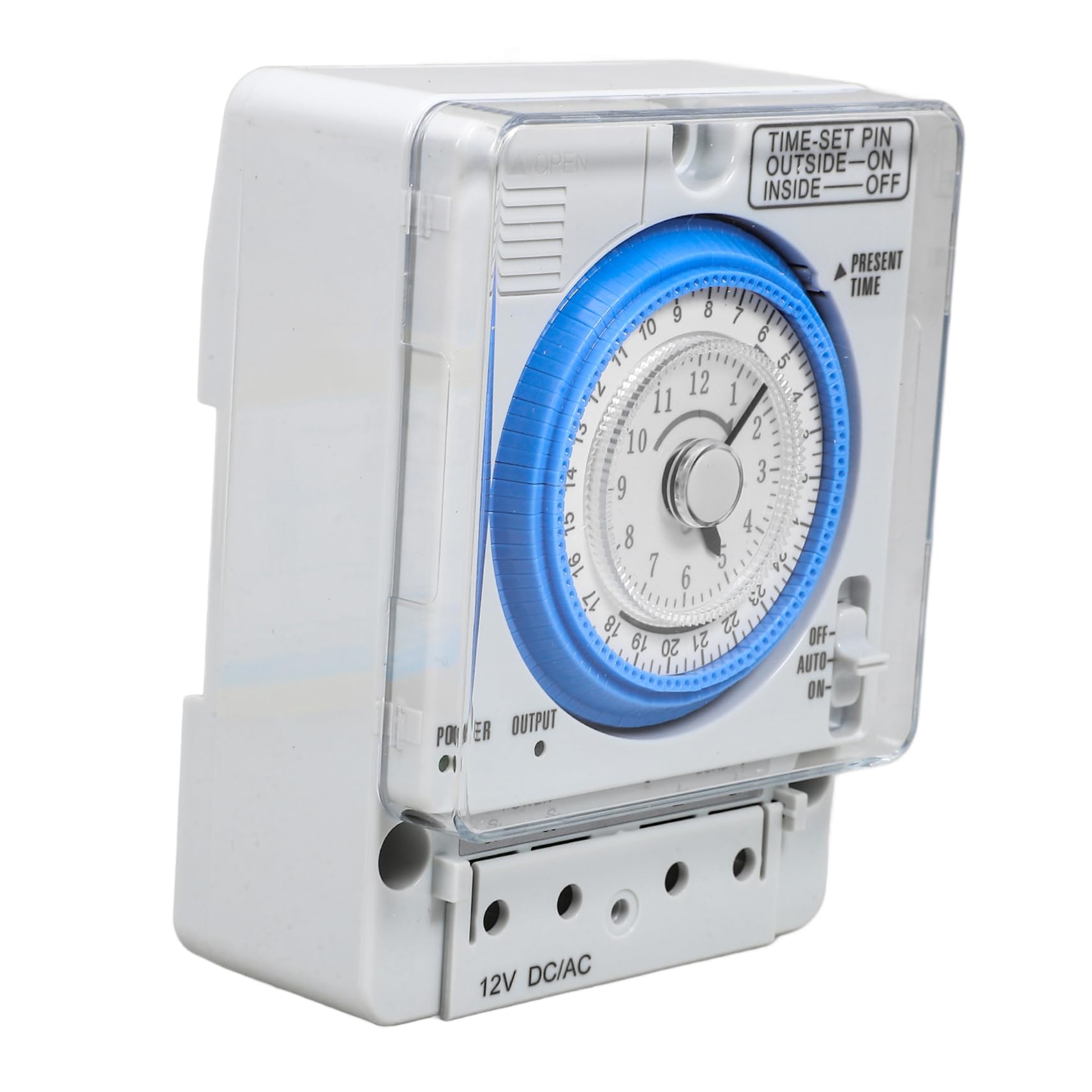 Mechanischer Küchentimer OUNONA – Batterielos, Countdown-Funktion, Max. 60 Min., 10,5x6,5cm, Orange, Für Kochen, Backen, Lernen Und Mehr