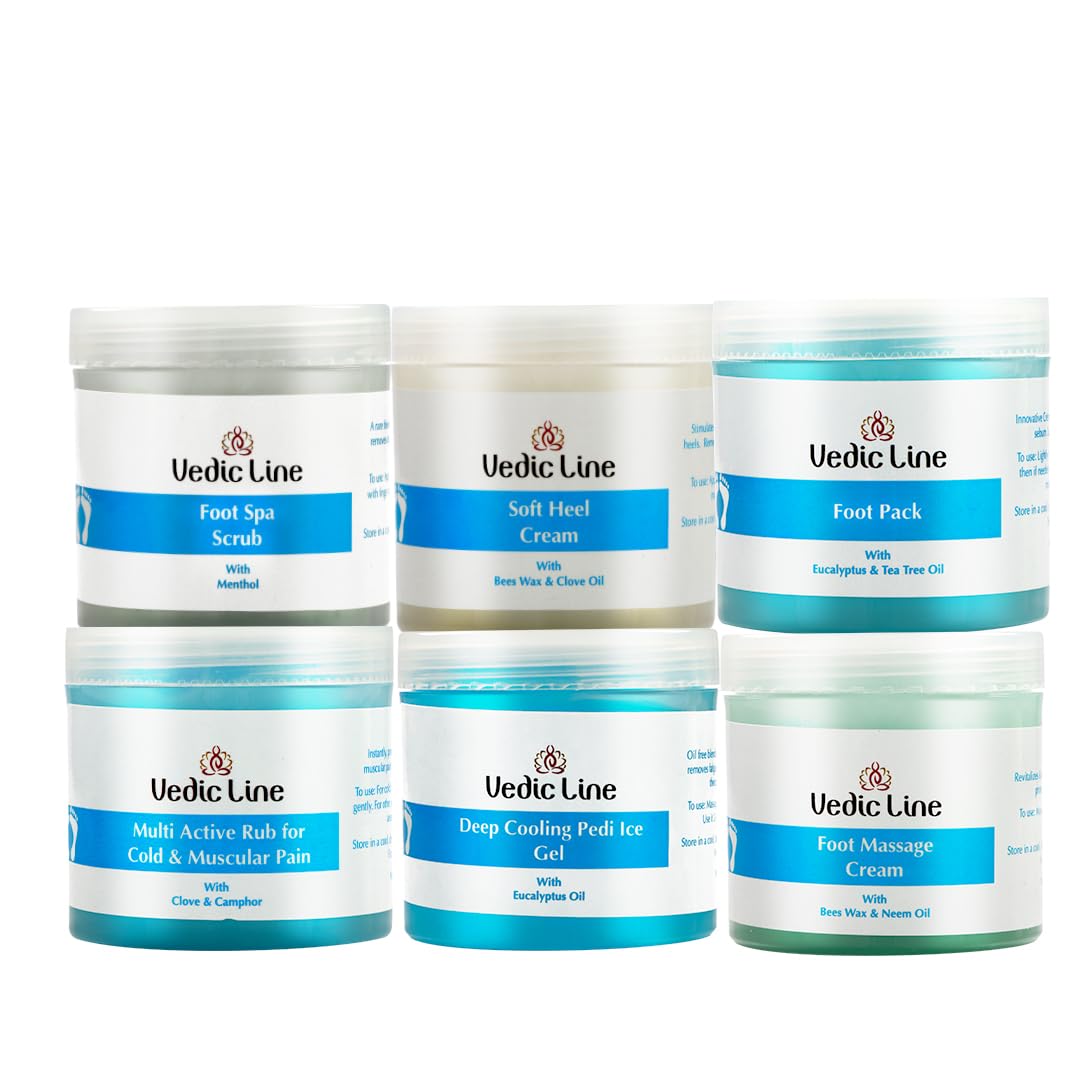 Vedicline Foot Care Combo, Relieves and Soothes Skin with Eucalyptus Oil, Tea Tree Oil for Beautiful Soft Foot, 600ml-image-37