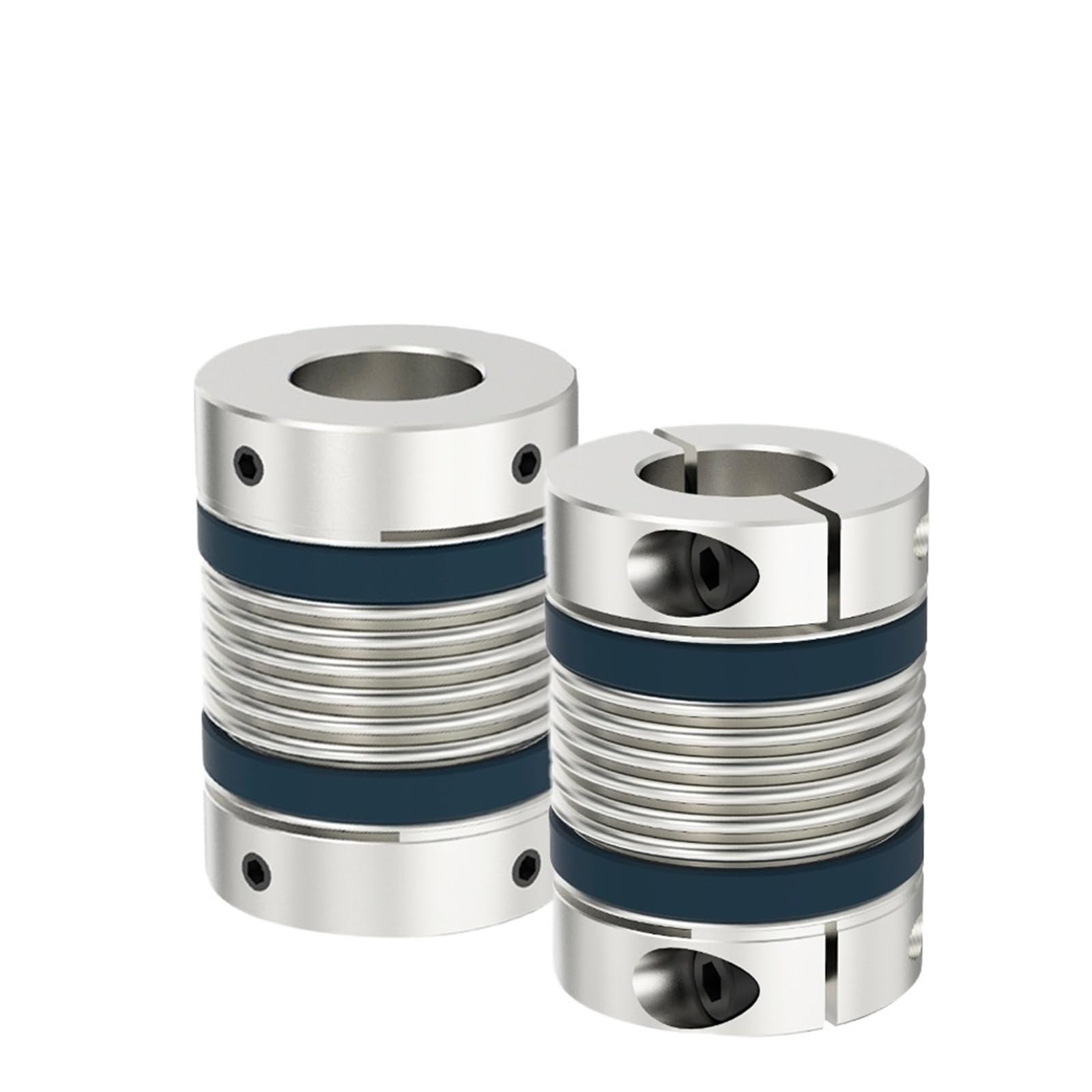 Accoppiamento albero LB D40L50/58, accoppiatore motore flessibile a soffietto, in alluminio, ad alta elasticità, guarnizione universale, stampante 3D, Cardan(LB-D-D40L50-9X9)