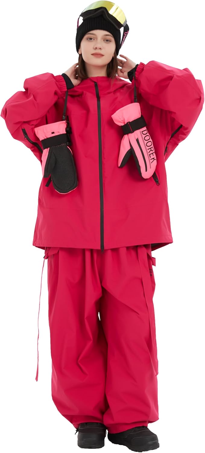Snow Suits for Women Winter Jackets Pants Cute Ski Coats and Bibs Snowboarding Outfits Insulated Waterproof Windproof