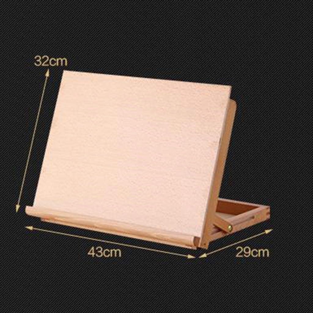 Chevalet de table en bois - Planche à dessin - Chevalet de table - Support de présentoir