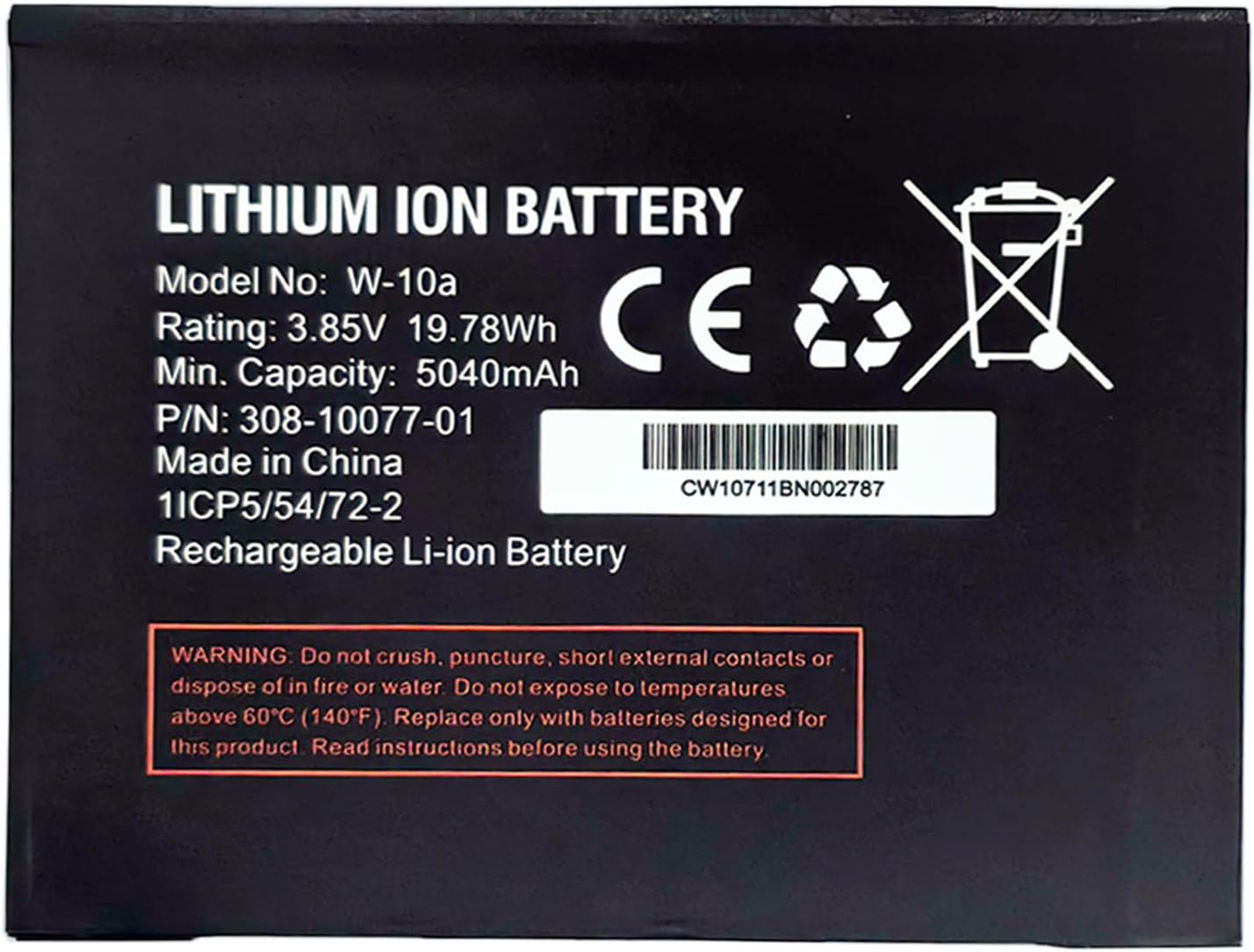 Pattaya Replacement Battery W-10A Compatible with AT&T Nighthawk M1 LTE Mobile Hotspot Router MR1100