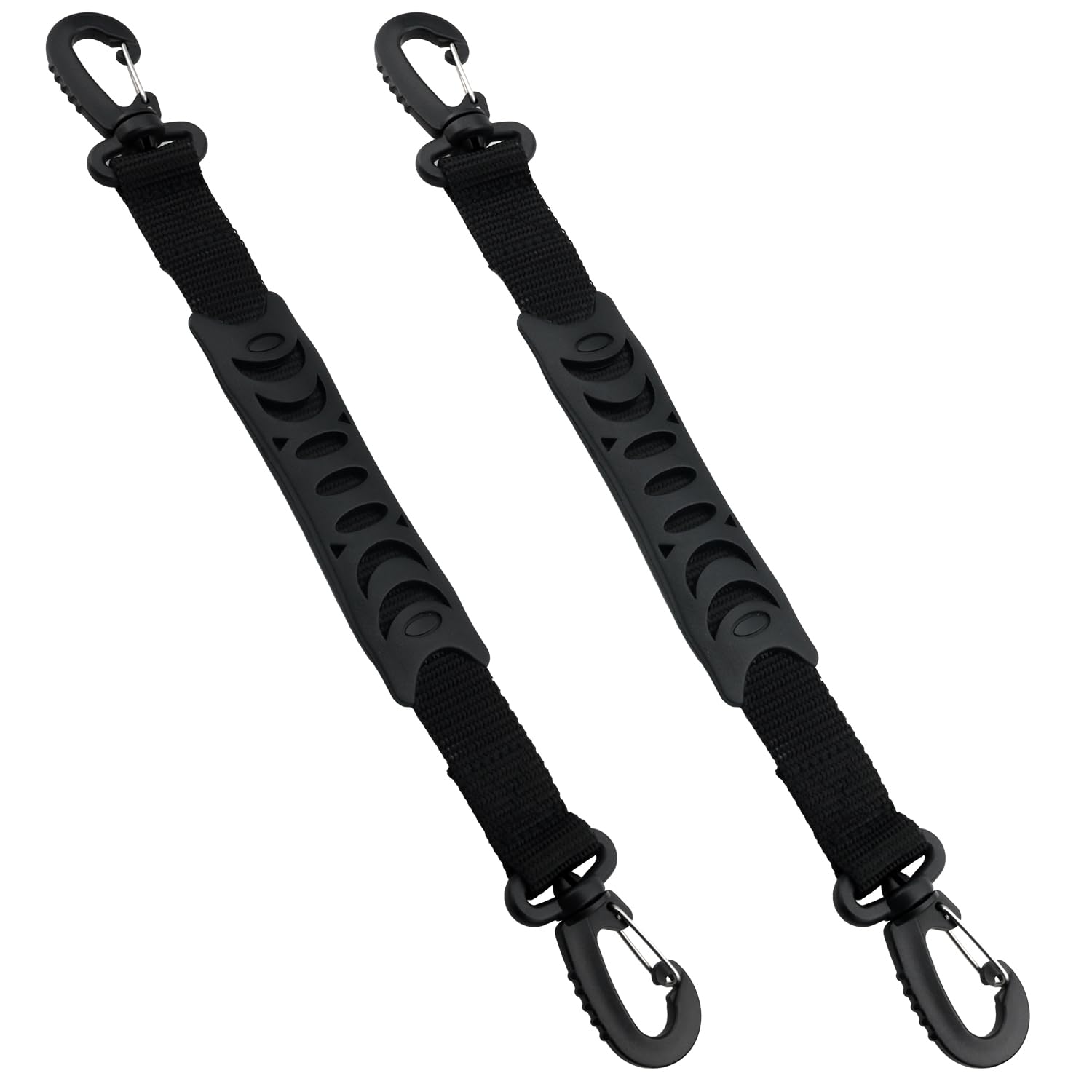 ZZHXSM 2PCS Plastic Roller Skate Double Hook Buckle 30 to 35cm Bag Accessory Carrying Handle Double Hook Quick Release Handle For Inline Skate Hook Accessory Roller Skates Ski Boots Hook Buckle Black