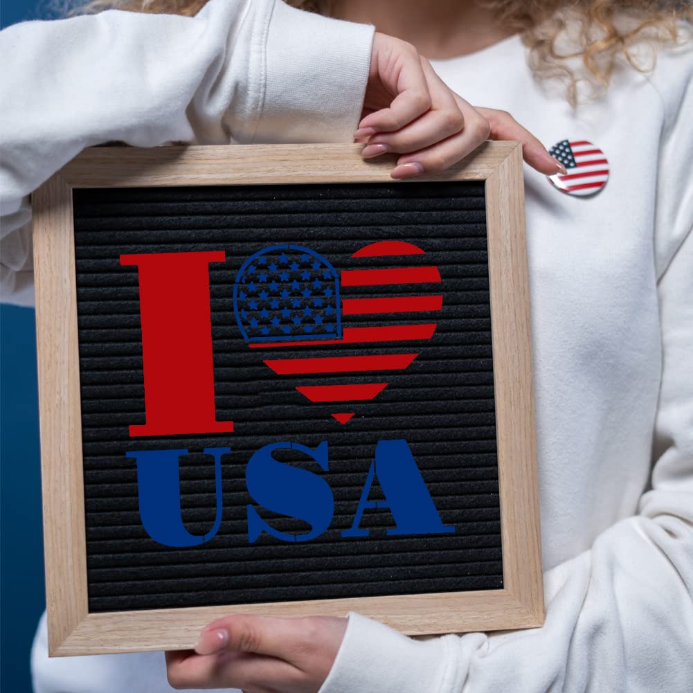 Schablonen mit amerikanischer Flagge, 8 Stück, USA-Flagge, Stern, Freiheitsstatue Adler, 1776, Kunststoff, Malschablone, Zeichnen, Airbrush-Vorlagen für Holz, Stoff, Papier, Scrapbook, Kunsthandwerk