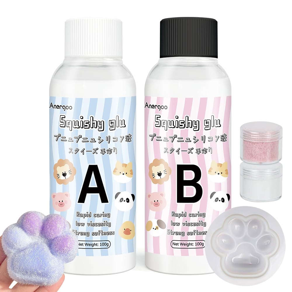 Anergoo Taba Squishy Making Kit - DIY Squishy Maker with 3