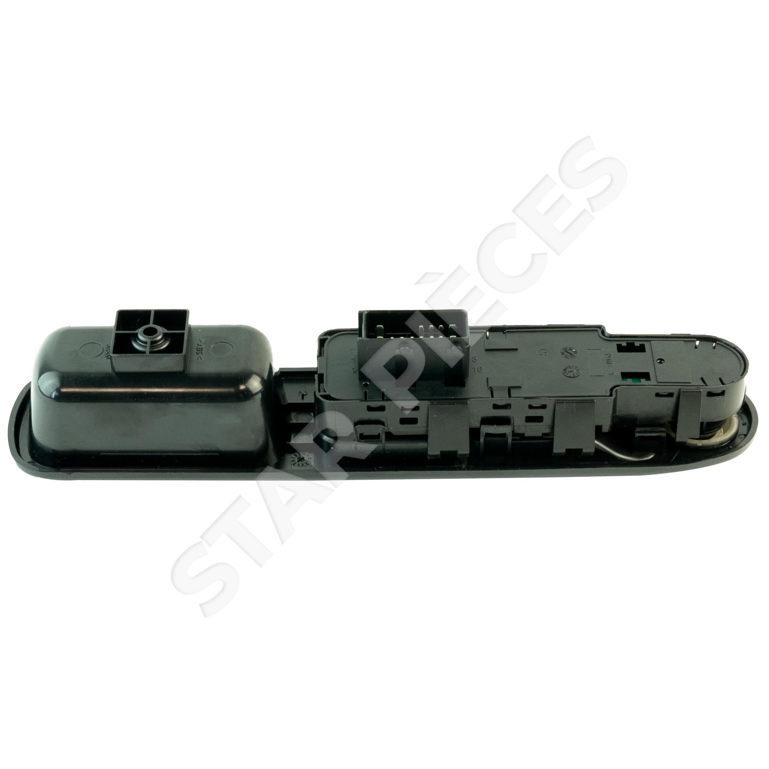 Botonera elevalunas compatible para Peugeot 207 y C3 Picasso (2006-2017) mando elevalunas delantero izquierdo (conductor) 6554QC