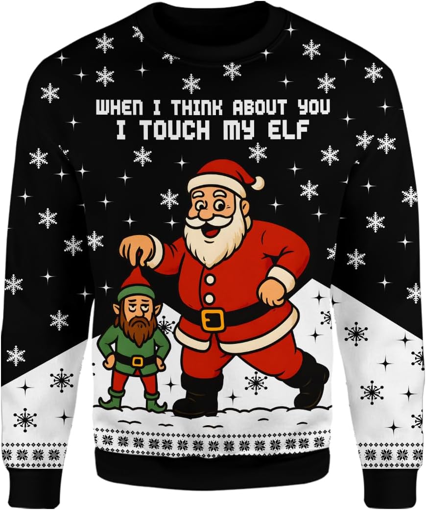 Merry T-Rexmas Dinosaur Christmas Sweatshirt, Funny Skeleton T-Rex Holiday Fake Ugly Sweater Gift for Men Women