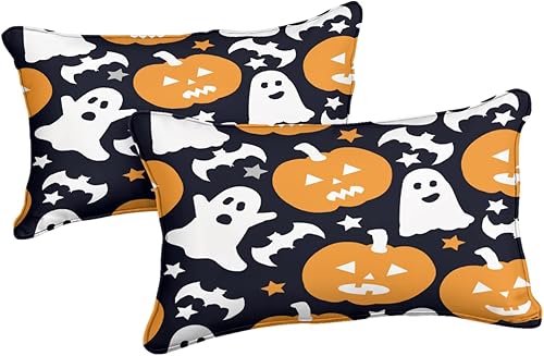 Miniatura 264 de Pumpkin Bedding Halloween Duvet Cover Set Funny Evil Pumpkin Pattern Design Black Halloween Bedding Set Queen 1 Duvet Cover 2 Pillowcases