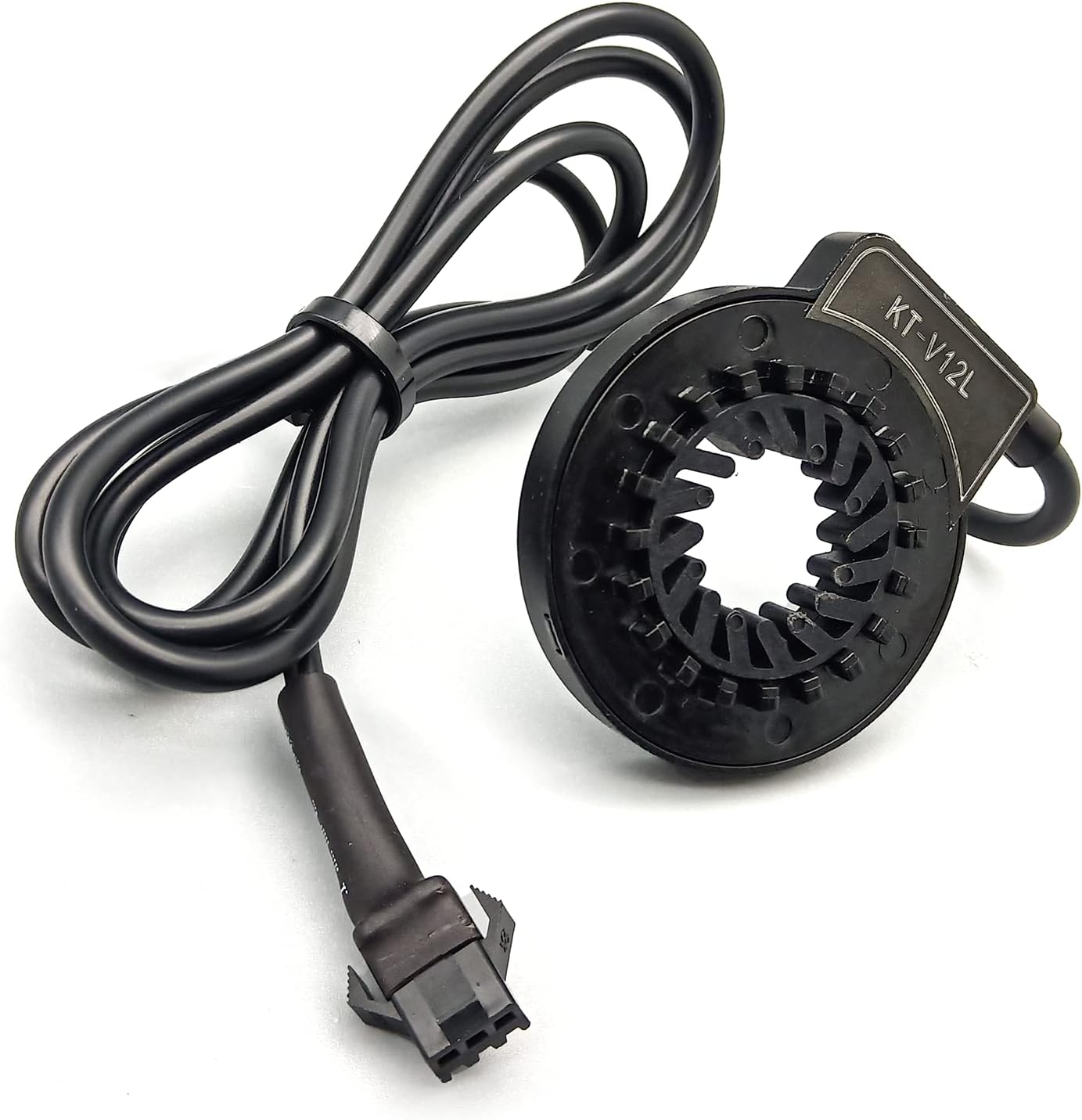 Ebike Pedal Assist Sensor KT V12L PAS 12 Magnets Double Hall Electric Bicycle Assistant Speeds Sensor PAS System Bike Cycling Accessories for Road Mountain Bike Parts