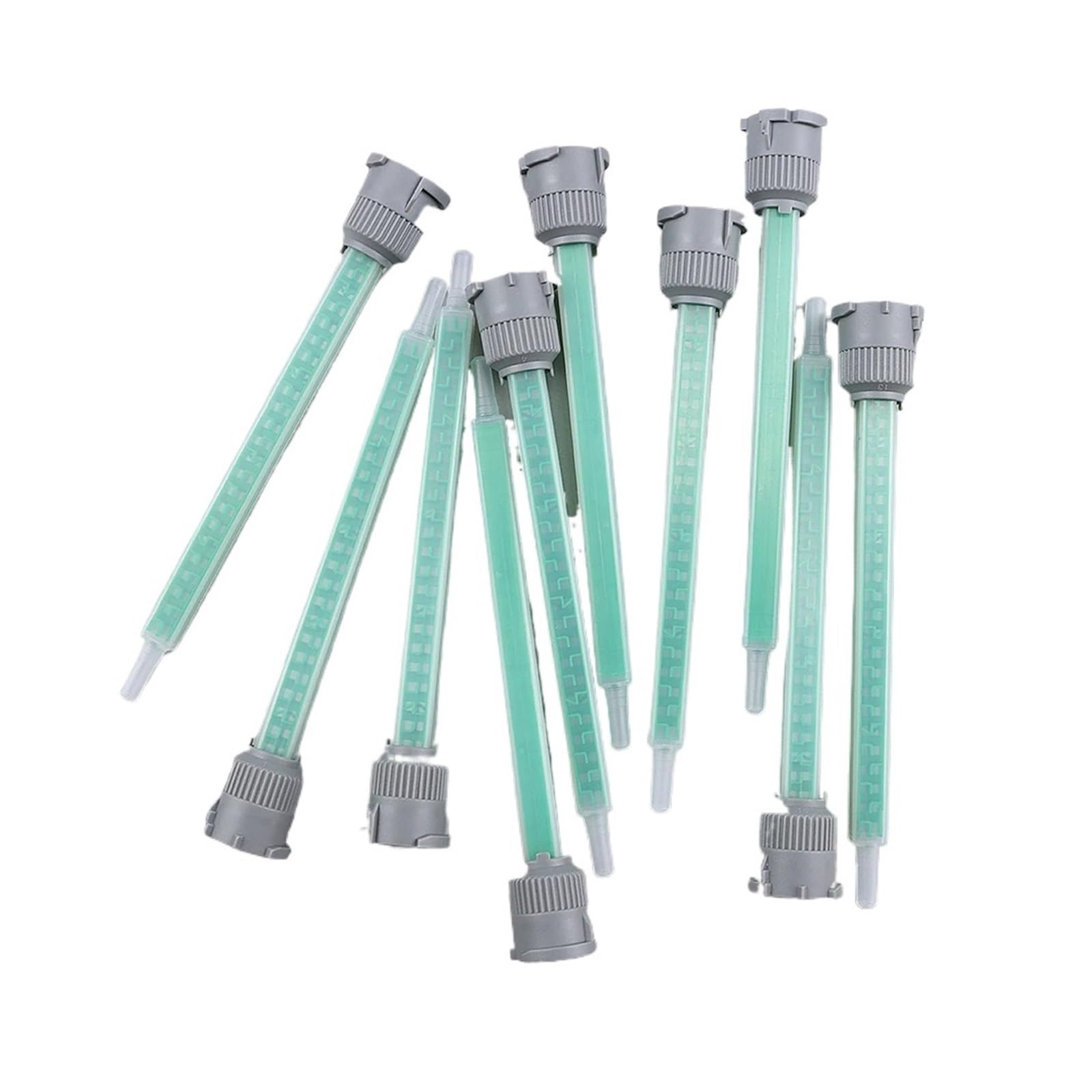 Epoxy Mixing Nozzle 500pcs Epoxy Adhesive Mixing Nozzle Tip Resin Mixer Mb6-24 (1:1/2:1 Ratio)