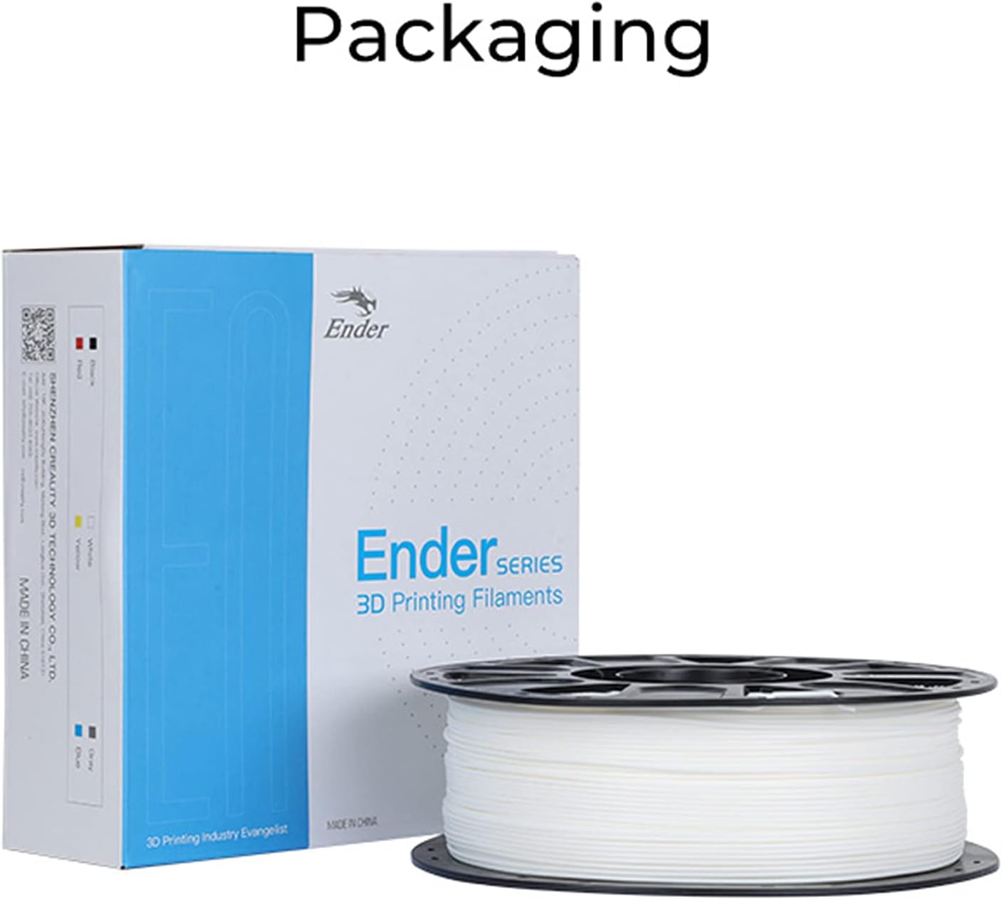 Irfora Ender-PLA Filament for Ender Series CR Series All FDM Printer 1.75mm 1kg/2.2lbs Filament Dimensional Accuracy +/-0.03mm