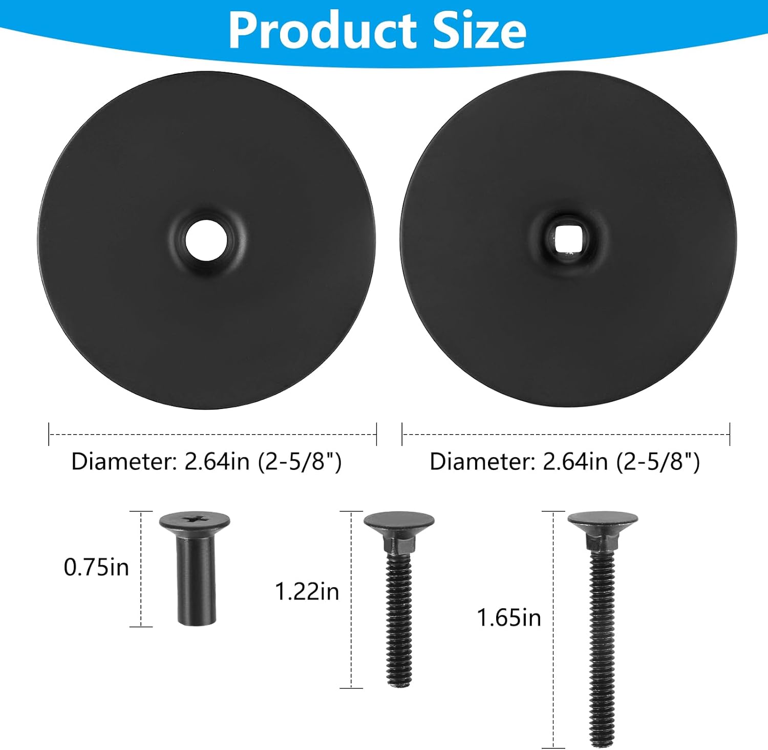 Premium Stainless Steel Door Hole Cover Plate - 2-5/8 Diameter Deadbolt Cover with Screws for Enhanced Security, Privacy & Aesthetic Appeal on Entry Doors 3 61Muoj7pU4L. AC SL1500