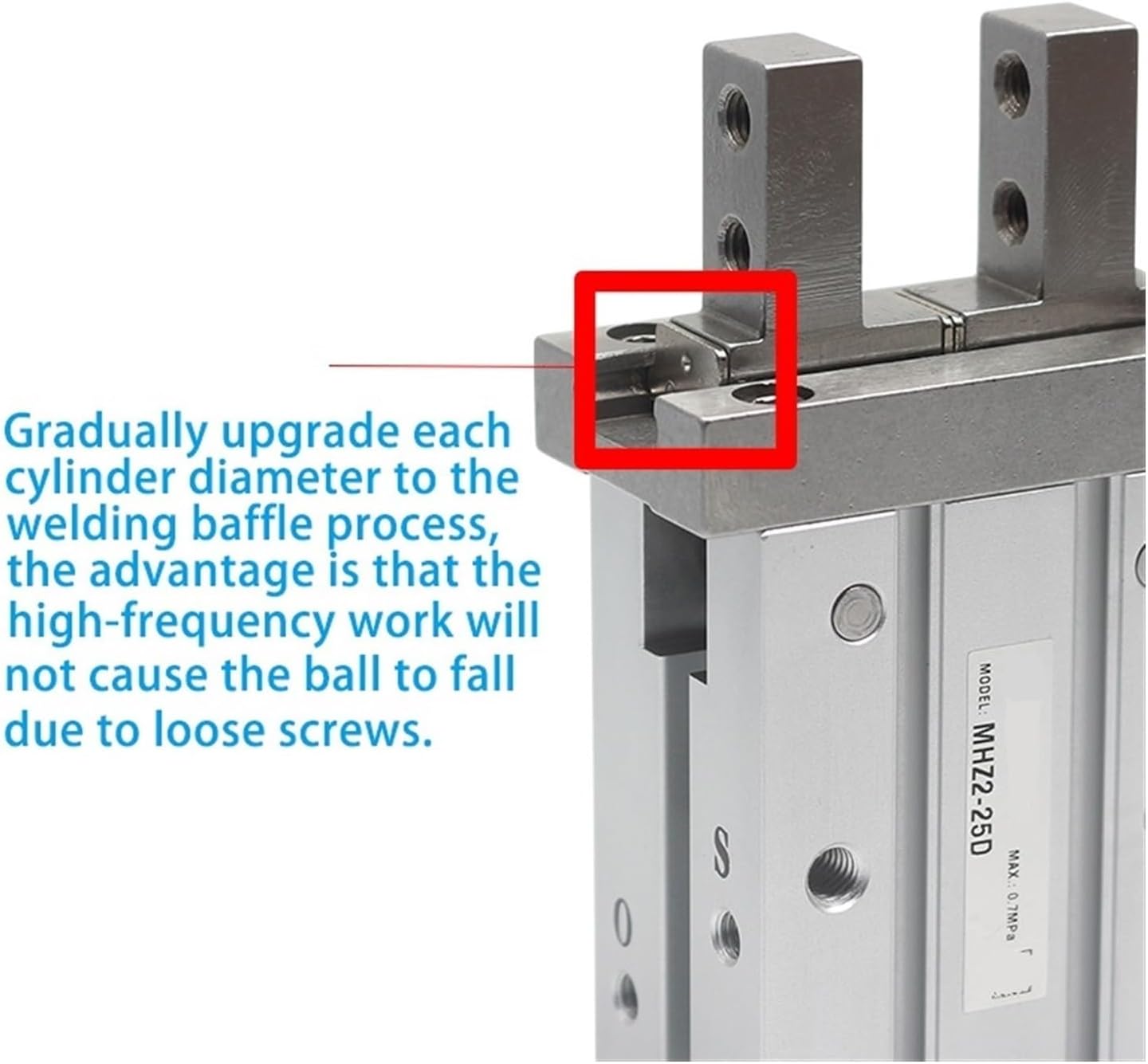 MHZ2 Finger Claw Pneumatic Parallel clamp MHZ2-6D MHZ2-10D1 MHZ2-16D2 MHZ2-20D1 MHZ2-25D3 MHZ2-32D2 MHZ2-40D(MHZ2-32D1)